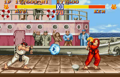 ストリートファイターってリアル格闘ゲームなのに 波動拳 だけファンタジー技すぎないか げぇ速