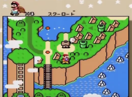 【スーパーマリオワールド】二面のお化け屋敷からスターロードいけば最速クリアできるけど