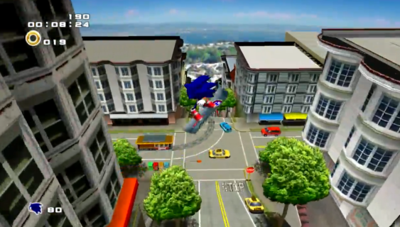 『ソニックアドベンチャー2』のシティーエスケープとかういうステージwww