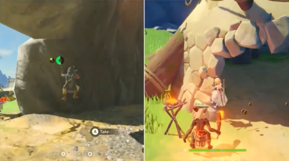 【動画】外国人さん、『ゼルダの伝説BotW』と『原神Impact』の比較動画を投稿してしまう