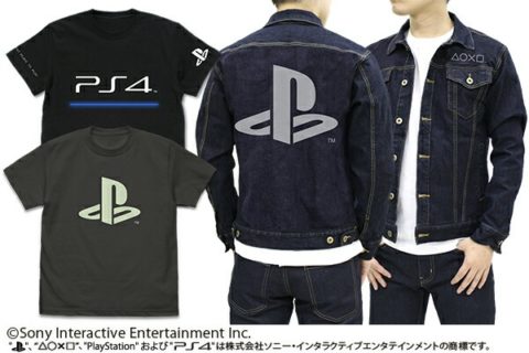 【画像】PS4のロゴをあしらったTシャツとジージャンが格好良すぎる件