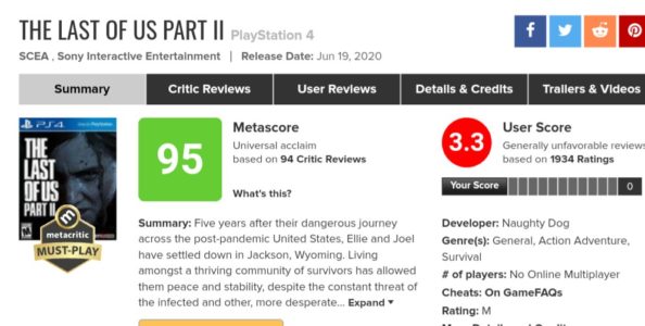 レビューサイト『Metacritic』が仕様を変更！ゲーム発売から36時間はレビュー不可に