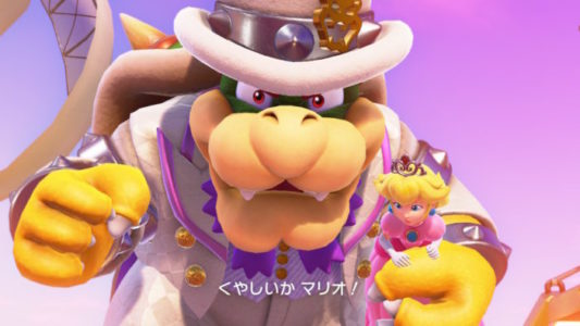 ピーチ姫「きゃああ！私をどうする気！？」クッパ「貴様を使ってマリオを誘き出すのだ！」