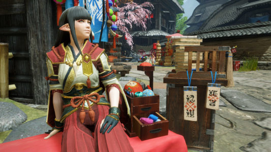 【画像】モンハンライズの受付嬢が可愛いwww