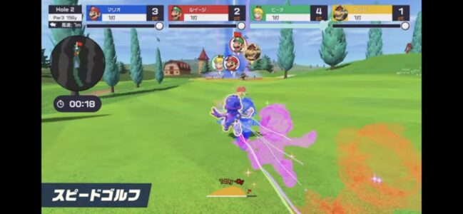 【Gif】マリオ、ゴルフ場で爆走してしまう