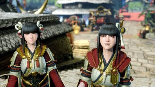 【画像】モンハンライズの受付嬢がめちゃくちゃ可愛い