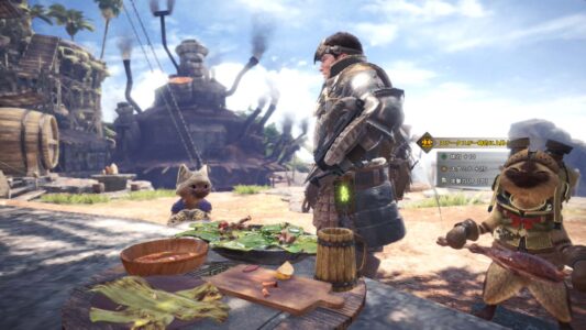 【画像】モンハンのハンターさん、大食いすぎる