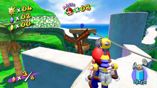 『マリオサンシャイン』Switchでやってるけど面白いな