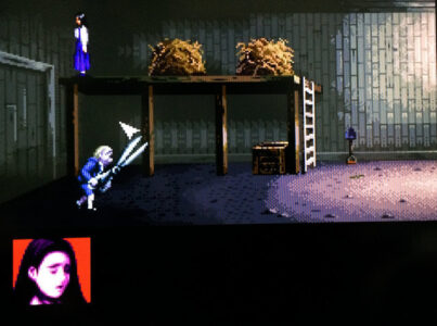 『クロックタワー』というゲームやってるんだけどさ