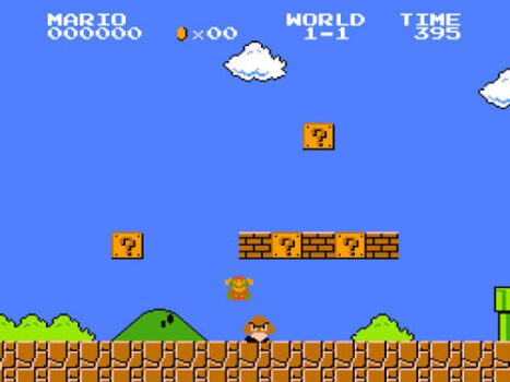 『スーパーマリオブラザーズ』ってゲームやってるんだけど