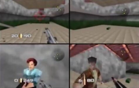 昔のゲーム「1つのテレビで画面分割して多人数対戦」←これ