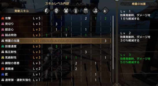 モンハンの『精霊の加護』とかいう強スキル