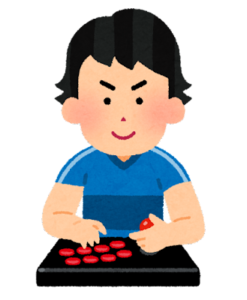 【画像】俺の作った格ゲー用のコントローラーがこちら