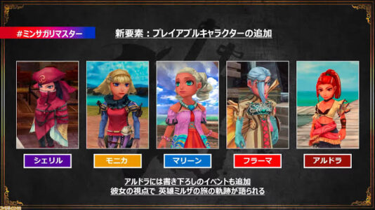 【朗報】『ミンサガ リマスター』追加要素が大量の超豪華リマスターだと判明