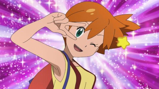 【画像】アニポケのカスミさん、意地でもホットパンツを履いて生足を出す