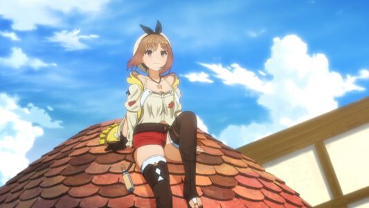 【画像】アニメ版ライザさん、太ももがムチムチすぎる