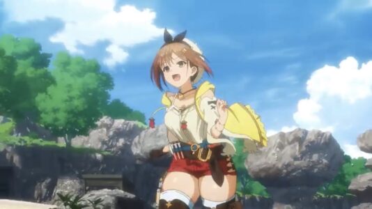 【GIF】アニメ版『ライザのアトリエ』、明らかにやりすぎｗｗ