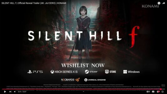 竜騎士07シナリオの新作『サイレントヒルf』新トレーラー公開!対応機種はPS5、XboxSX|S、PCに決定