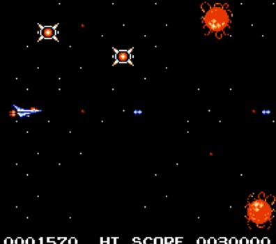 宇宙船を操作して戦うタイプのシューティングゲームが大流行してた時代が有ったらしい