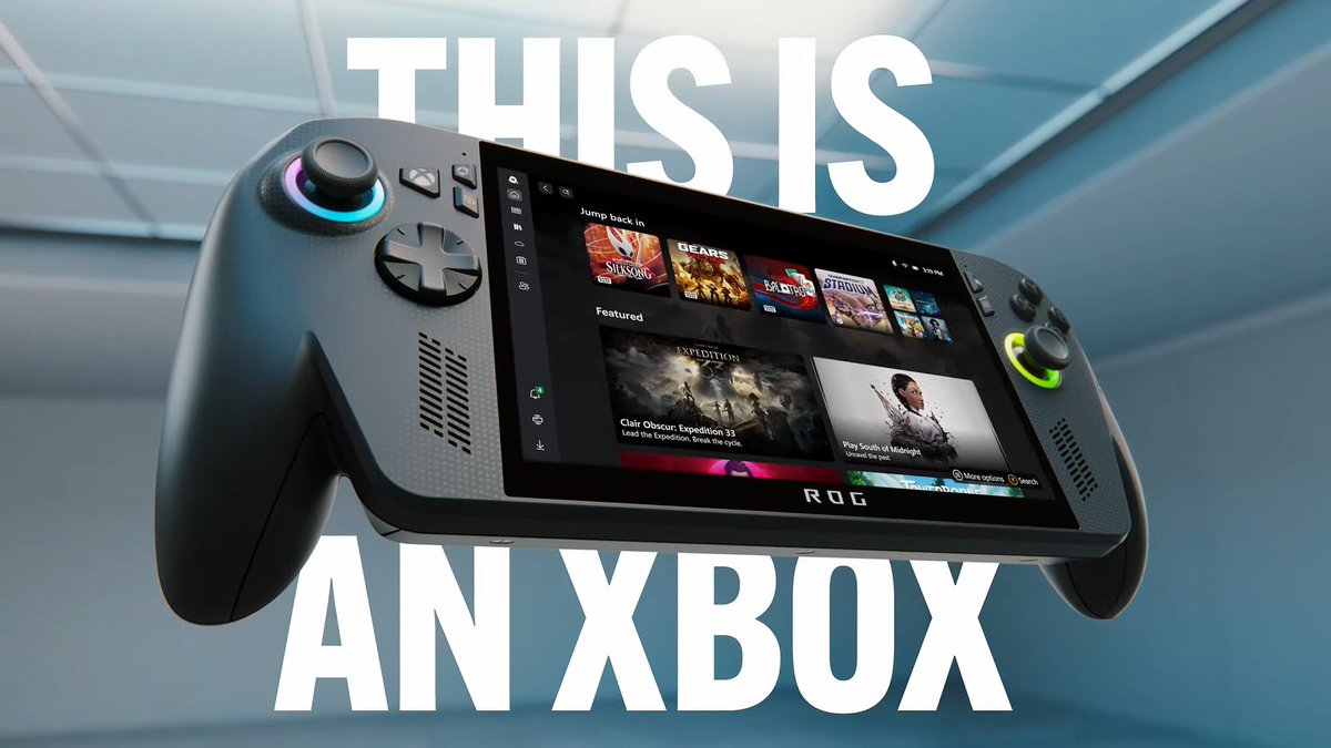 【朗報】Xboxの携帯ゲーム機『ROG Xbox Ally』が発表