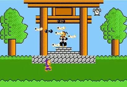 今『ファミコン』のゲームやってるんやがボーナスゲームの竹輪に鉄アレイが混ざってるんやが