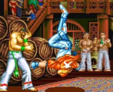 餓狼伝説のテリーの技で『ライジングタックル』ってあるじゃん?