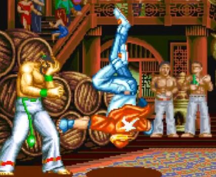 餓狼伝説のテリーの技で『ライジングタックル』ってあるじゃん？